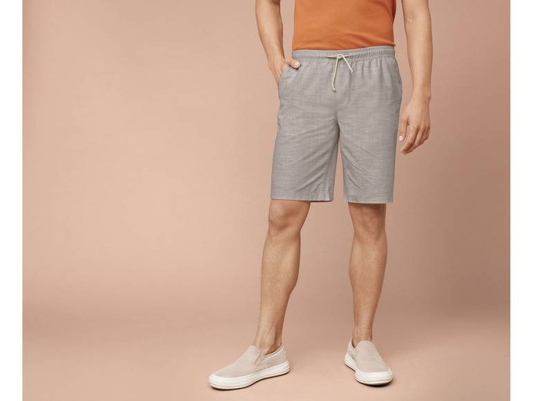 LIVERGY® Herren Bermuda aus reiner Baumwolle Fabrikpreis
