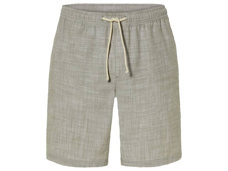 LIVERGY® Herren Bermuda aus reiner Baumwolle Fabrikpreis
