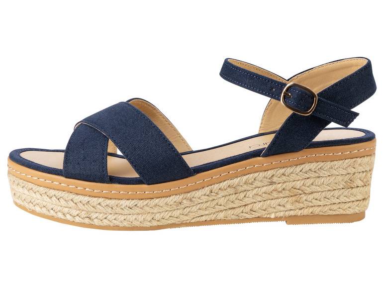 esmara® Damen Keilsandalen im sommerlichen Bast-Look Flash Sale
