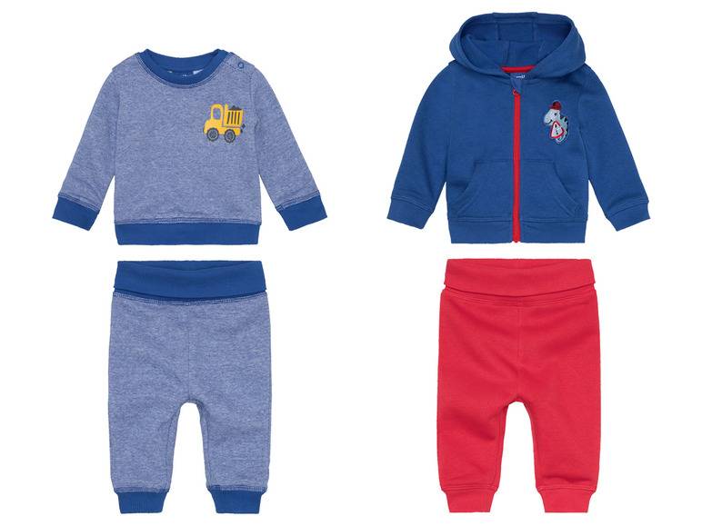 lupilu® Baby Jogginganzug mit elastischen Rippbündchen Saisonschlussverkauf