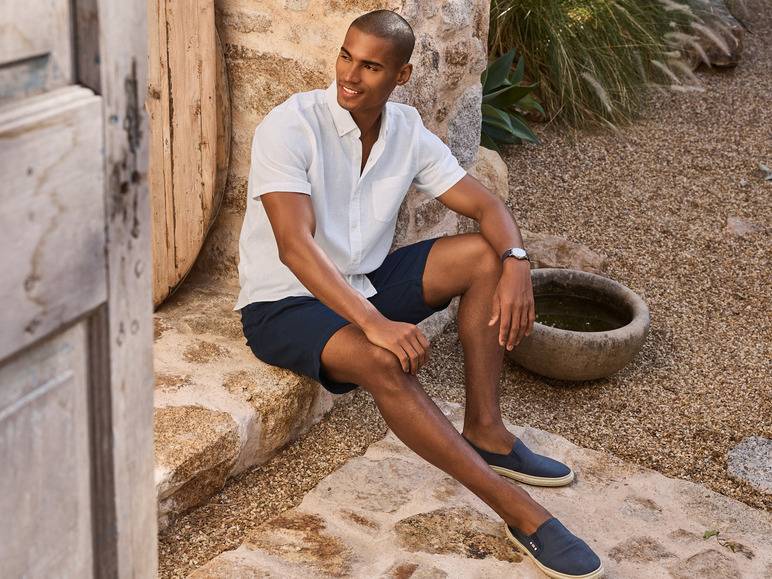 LIVERGY® Herren Freizeitschuhe im Bast-Look Cyber Monday