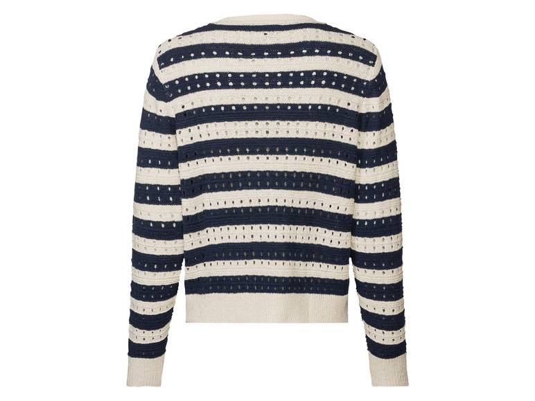 esmara® Damen Pullover in Strukturstreifen-Strick Weihnachtsangebot