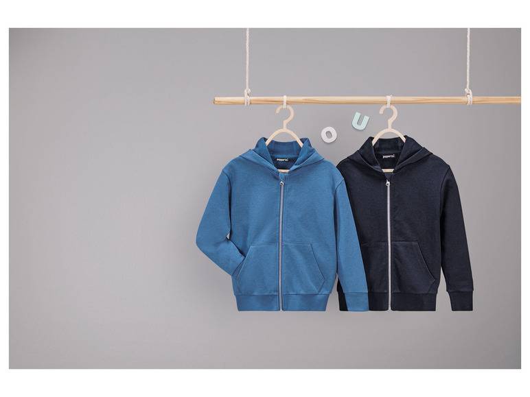 pepperts!® Jungen Sweatjacke, mit Baumwolle, 2er Set Vatertagsangebot