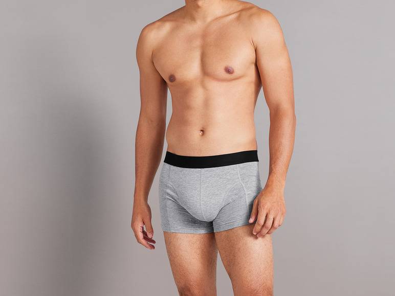 LIVERGY® Herren Boxer, 3 Stück, hoher Baumwollanteil Lagerräumung