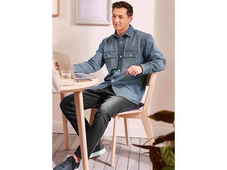 LIVERGY® Herren Jeans, Slim Fit, mit normaler Leibhöhe Große Rabatte