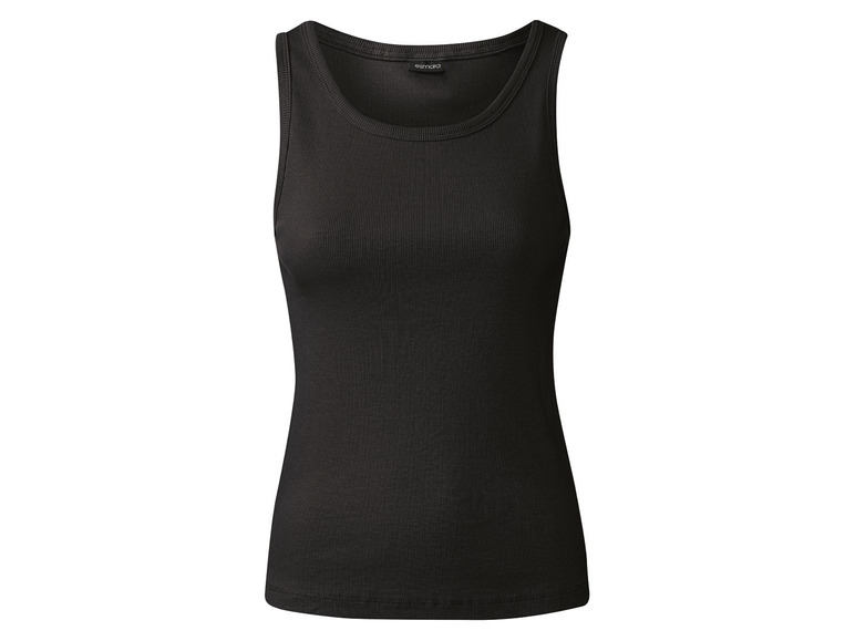 esmara® Damen Tops, 2 Stück, in anschmiegsamer Ripp-Qualität Tägliche Deals