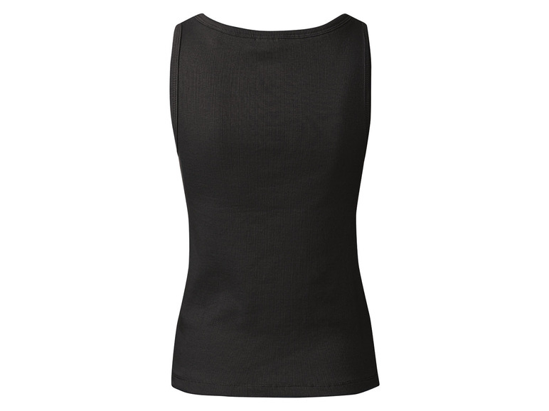 esmara® Damen Tops, 2 Stück, in anschmiegsamer Ripp-Qualität Tägliche Deals