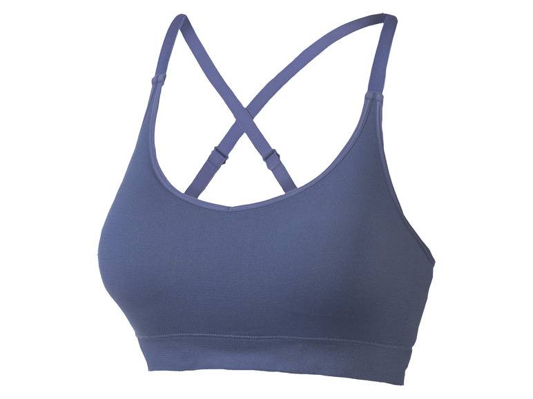 CRIVIT Damen Sport Bustier, Light-Level, mit herausnehmbaren Cups Bis zu 65% Rabatt