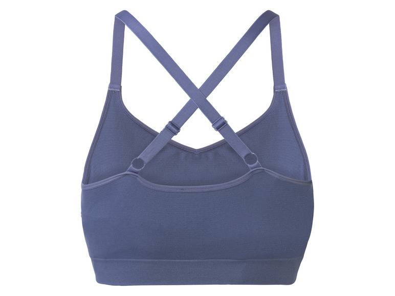 CRIVIT Damen Sport Bustier, Light-Level, mit herausnehmbaren Cups Bis zu 65% Rabatt