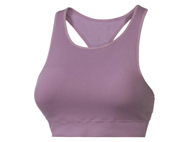CRIVIT Damen Sport Bustier, Light-Level, mit herausnehmbaren Cups Bis zu 65% Rabatt