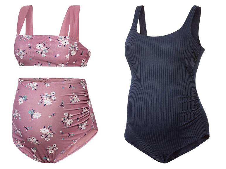 esmara® Damen Umstandstankini / Badeanzug, mit elastischem Unterbrustband