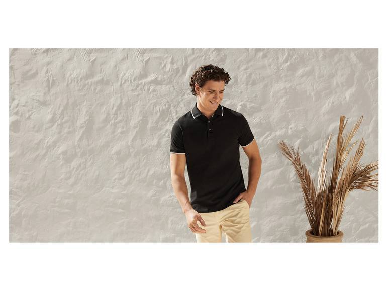 LIVERGY® Herren Poloshirt aus reiner Bio-Baumwolle Clearance-Verkauf