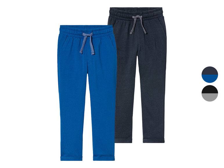 lupilu® Kleinkinder Hosen, 2 Stück, mit Baumwolle