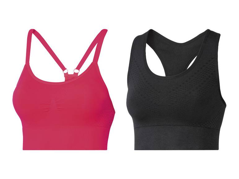 CRIVIT Seamless-Sportbustier, Medium-Level, mit formendem Effekt Im Verkauf