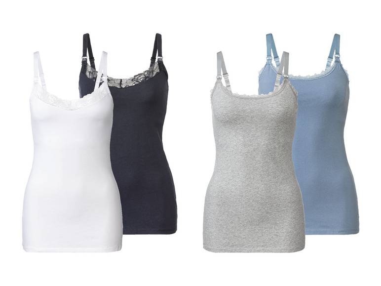 esmara® Damen Still-Tops, hoher Baumwollanteil, 2er Set Rabatte dieses Monats