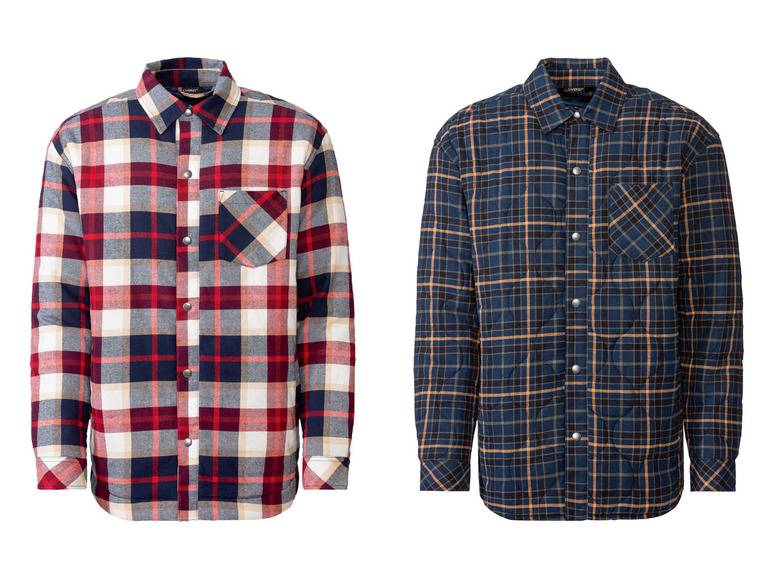 LIVERGY® Herren Overshirt, mit Baumwolle