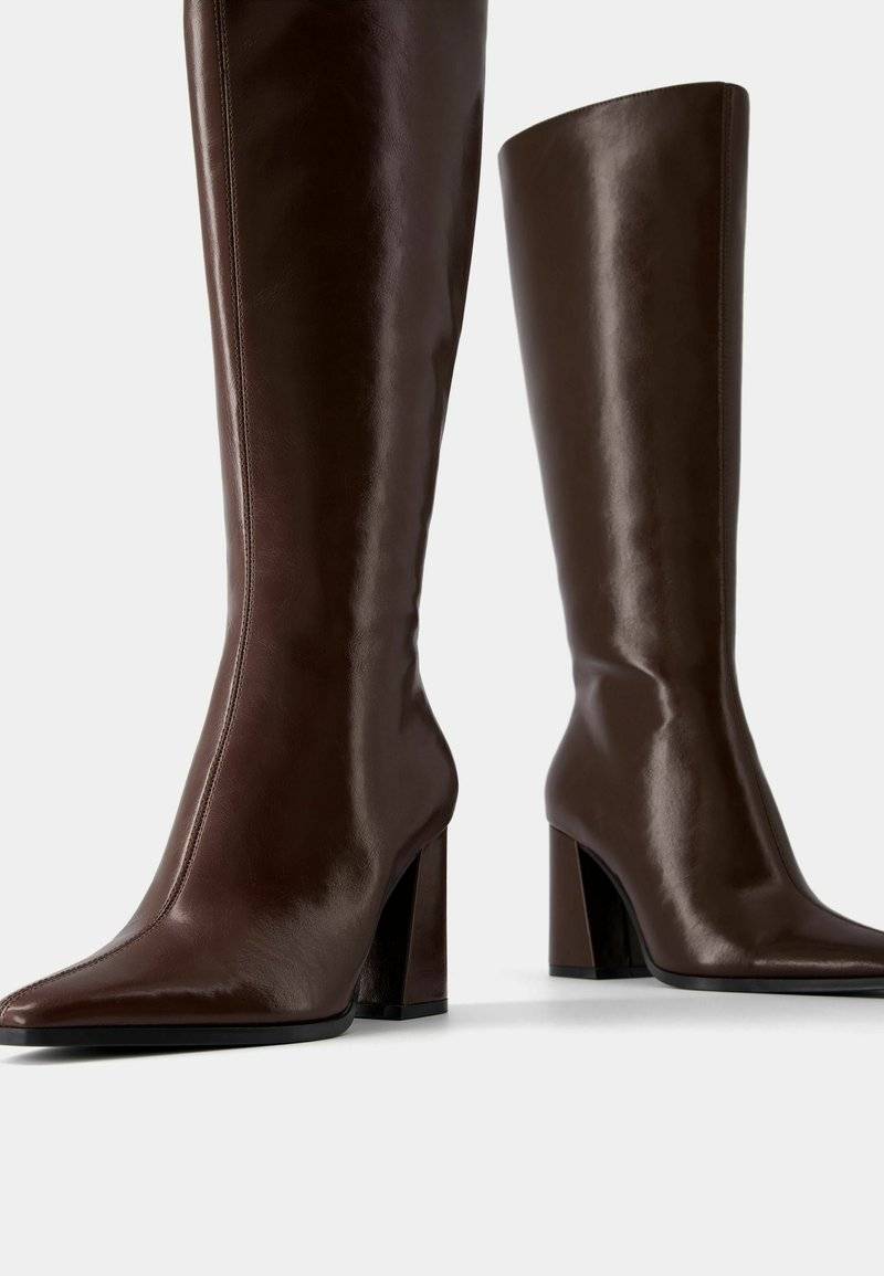 Bershka Bershka Boots - dark red Sonderangebot der Fabrik