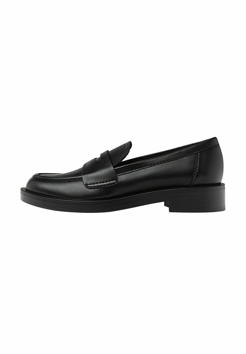 Stradivarius Stradivarius LOAFERS - Slip-ons - black Super Rabatt
