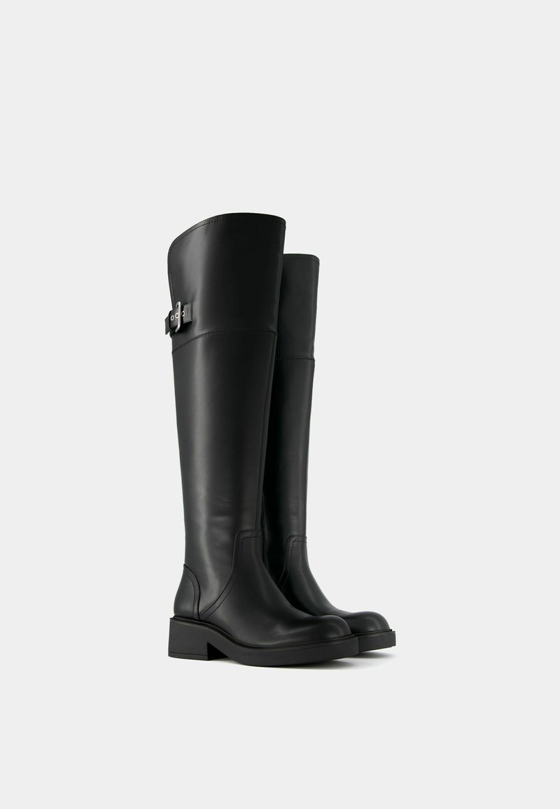 Bershka Bershka Cowboy/Biker boots - black Fabrikladen