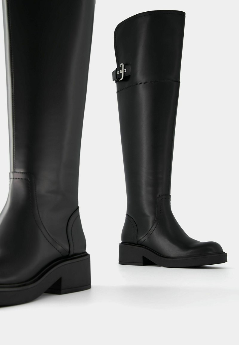 Bershka Bershka Cowboy/Biker boots - black Fabrikladen
