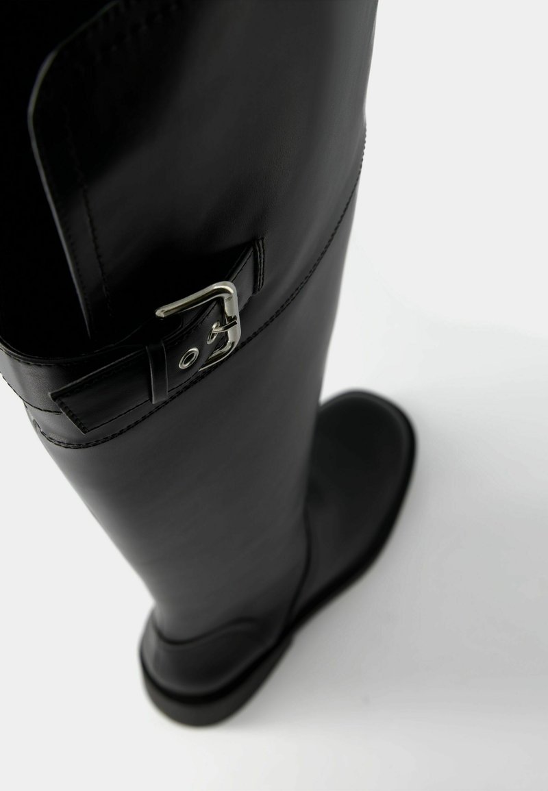 Bershka Bershka Cowboy/Biker boots - black Fabrikladen