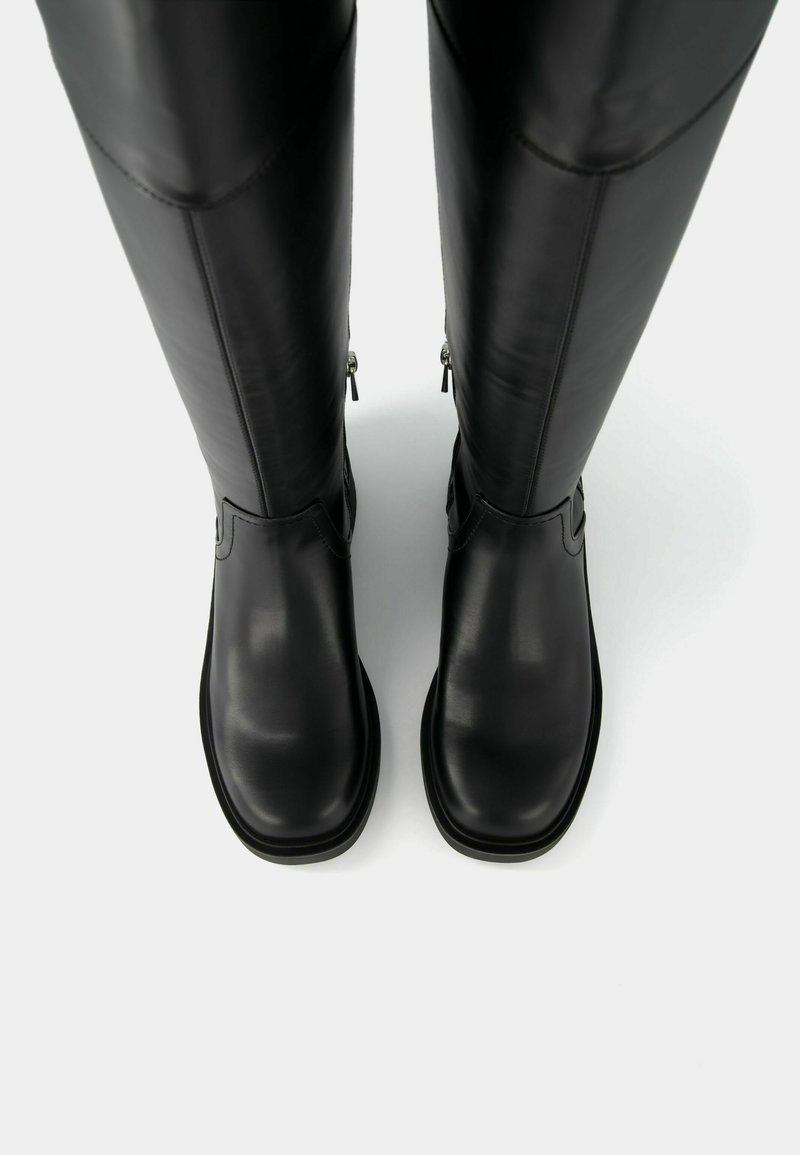 Bershka Bershka Cowboy/Biker boots - black Fabrikladen