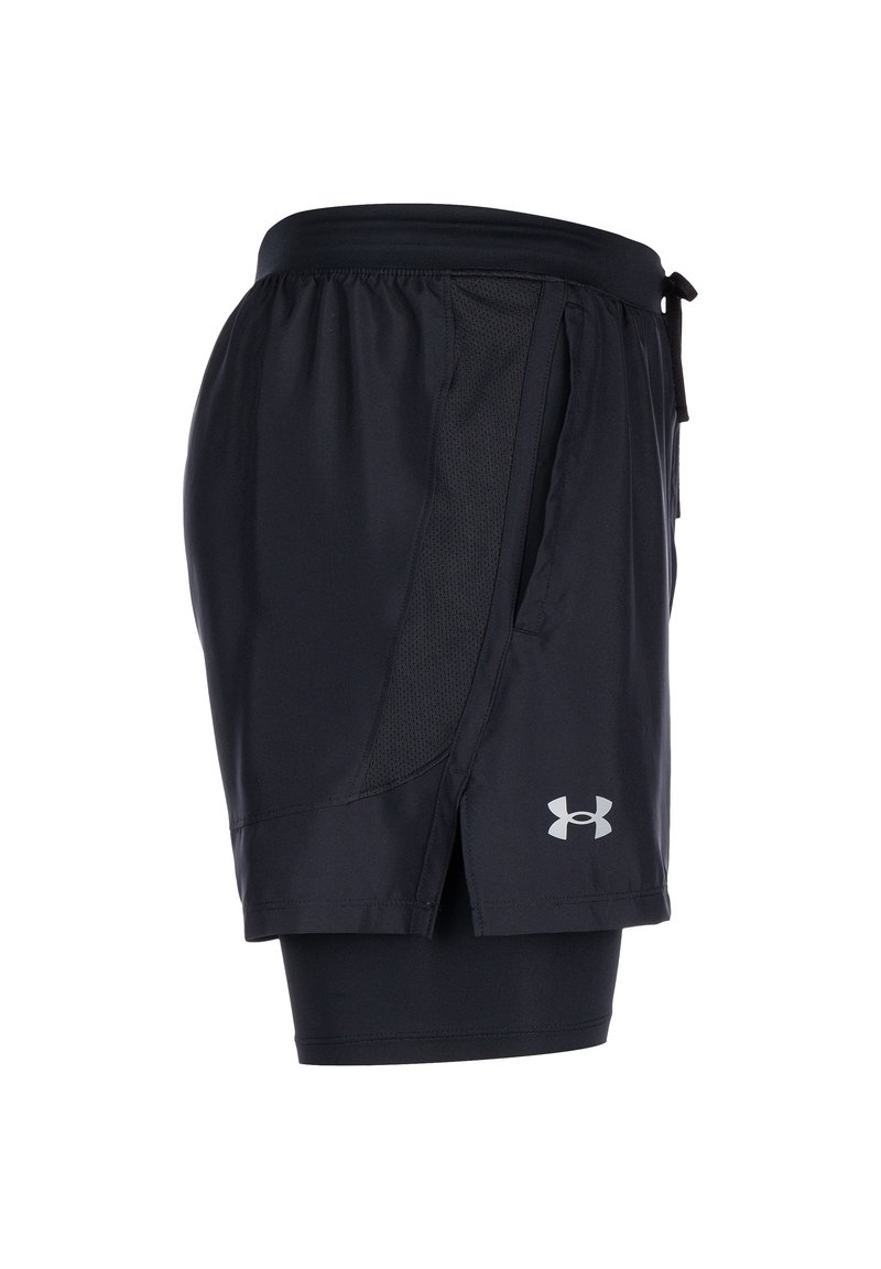 Under Armour Under Armour LAUNCH SHORTS 2-IN-1 - Sports shorts - black black reflective Letzte 2 Tage