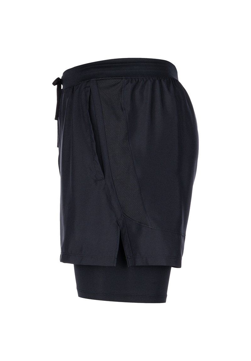 Under Armour Under Armour LAUNCH SHORTS 2-IN-1 - Sports shorts - black black reflective Letzte 2 Tage