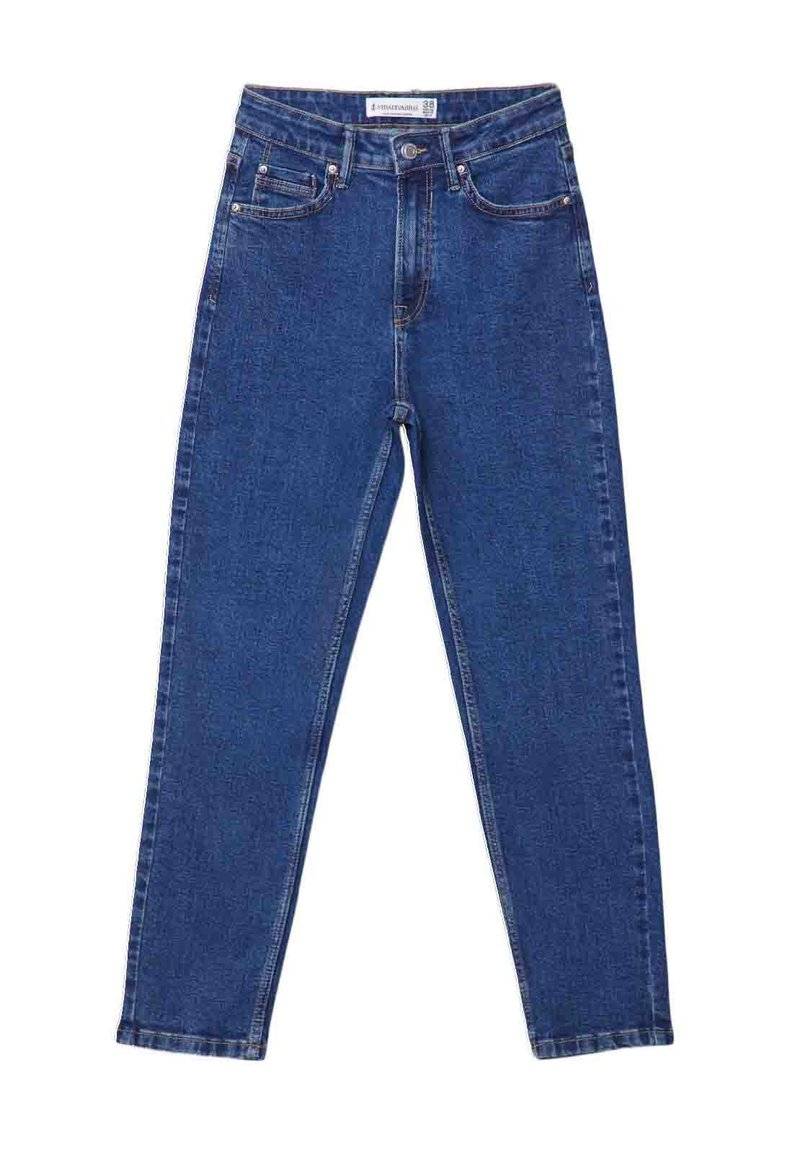 Stradivarius Stradivarius MOM - Relaxed fit jeans - raw denim Clearance-Verkauf