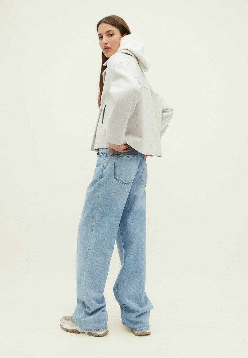 Stradivarius Stradivarius SOFT WRAP - Blazer - stone Fabrikladen