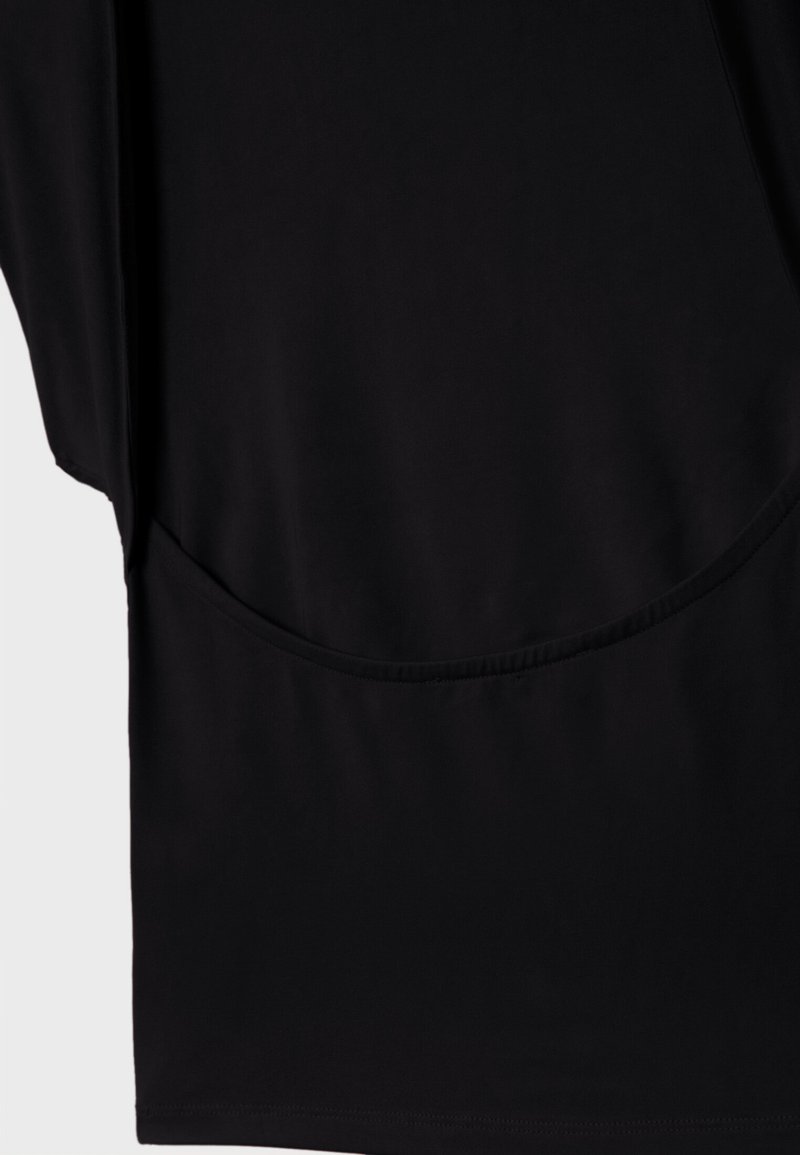 Stradivarius Stradivarius OPEN-BACK - Basic T-shirt - black Begrenzt auf 3 Tage