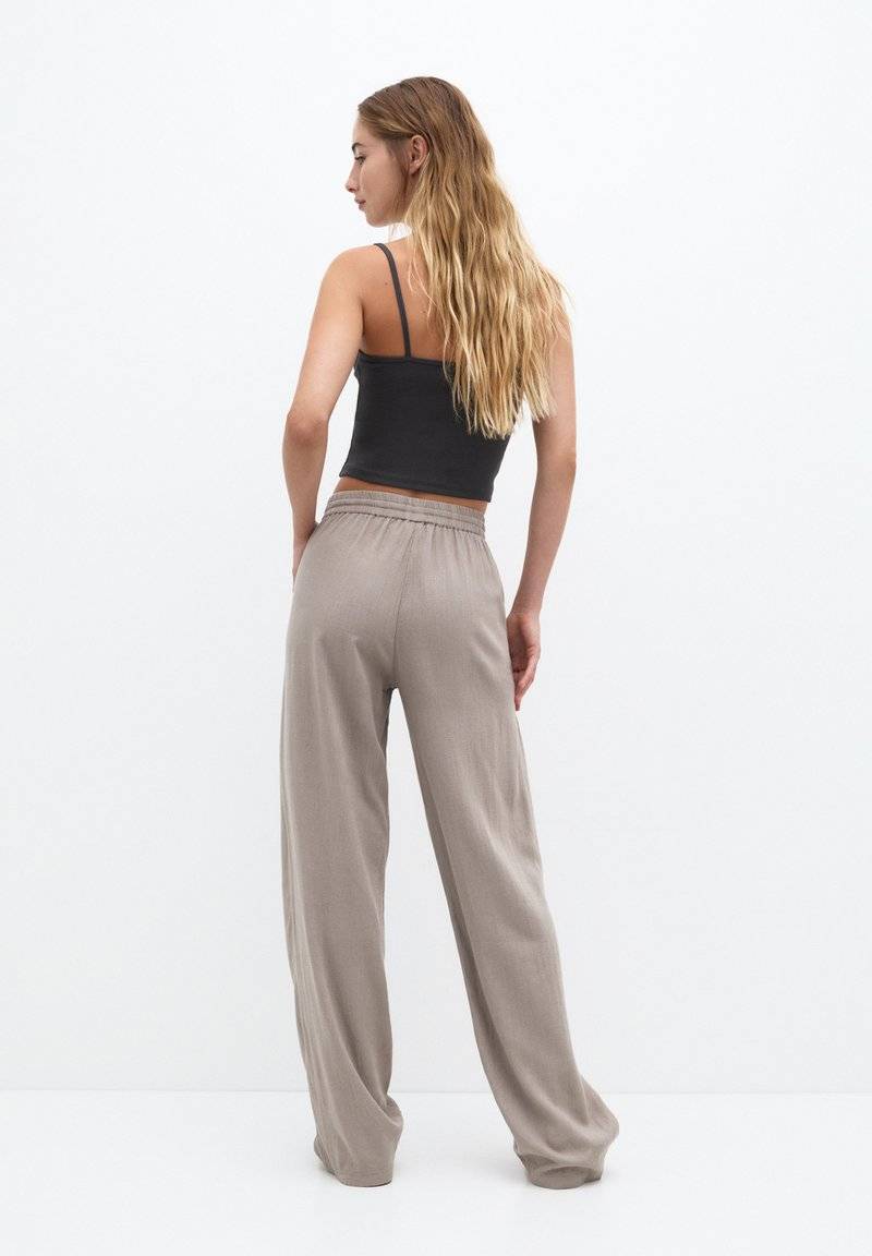PULL&BEAR PULL&BEAR Trousers - stone Auslauf