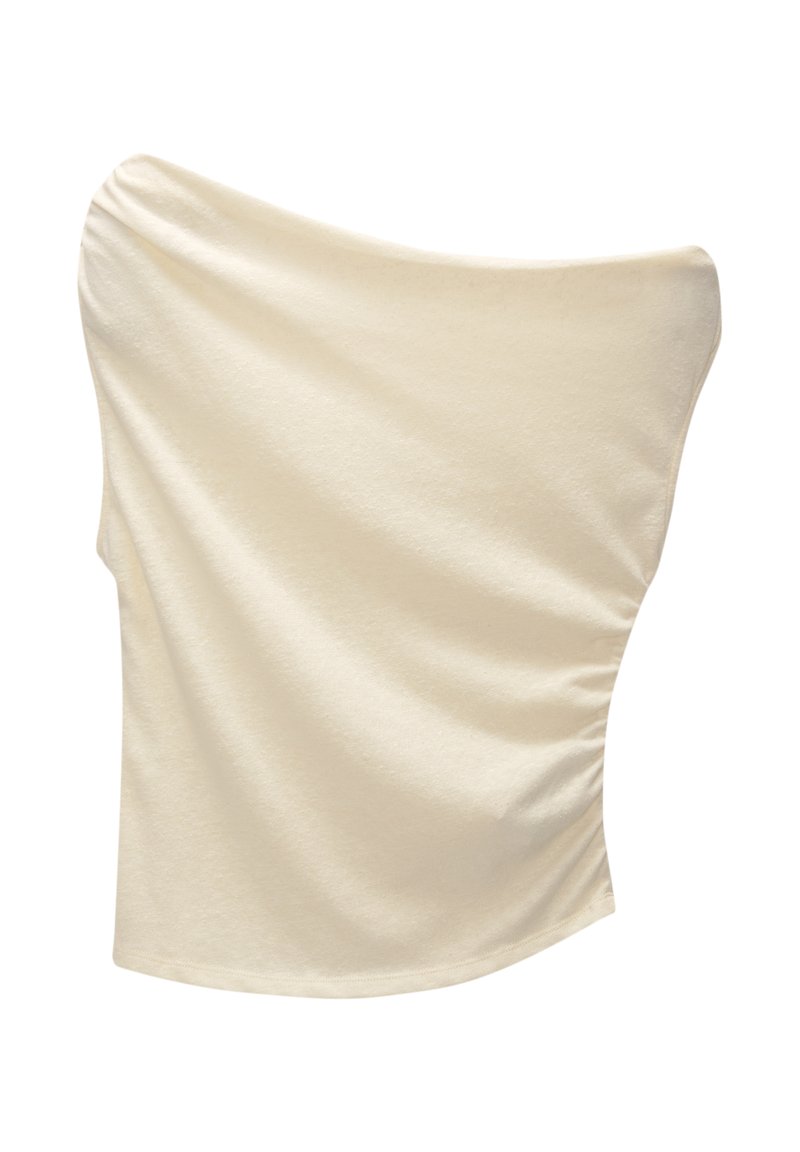 PULL&BEAR PULL&BEAR ASYMMETRIC RUSTIC - Top - beige Hotsell