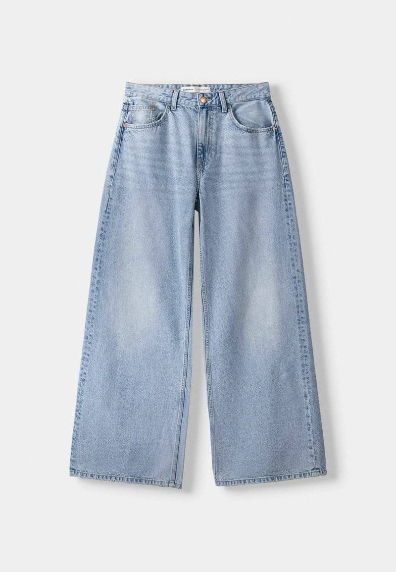 Bershka Bershka WIDE-LEG - Relaxed fit jeans Schlussverkauf