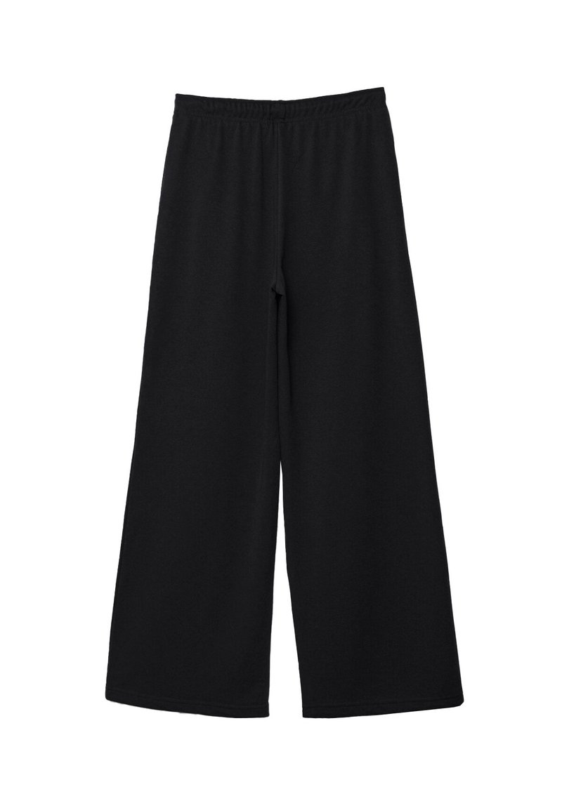 Stradivarius Stradivarius WIDE-LEG JOGGER - Tracksuit bottoms - black Blitzverkäufe