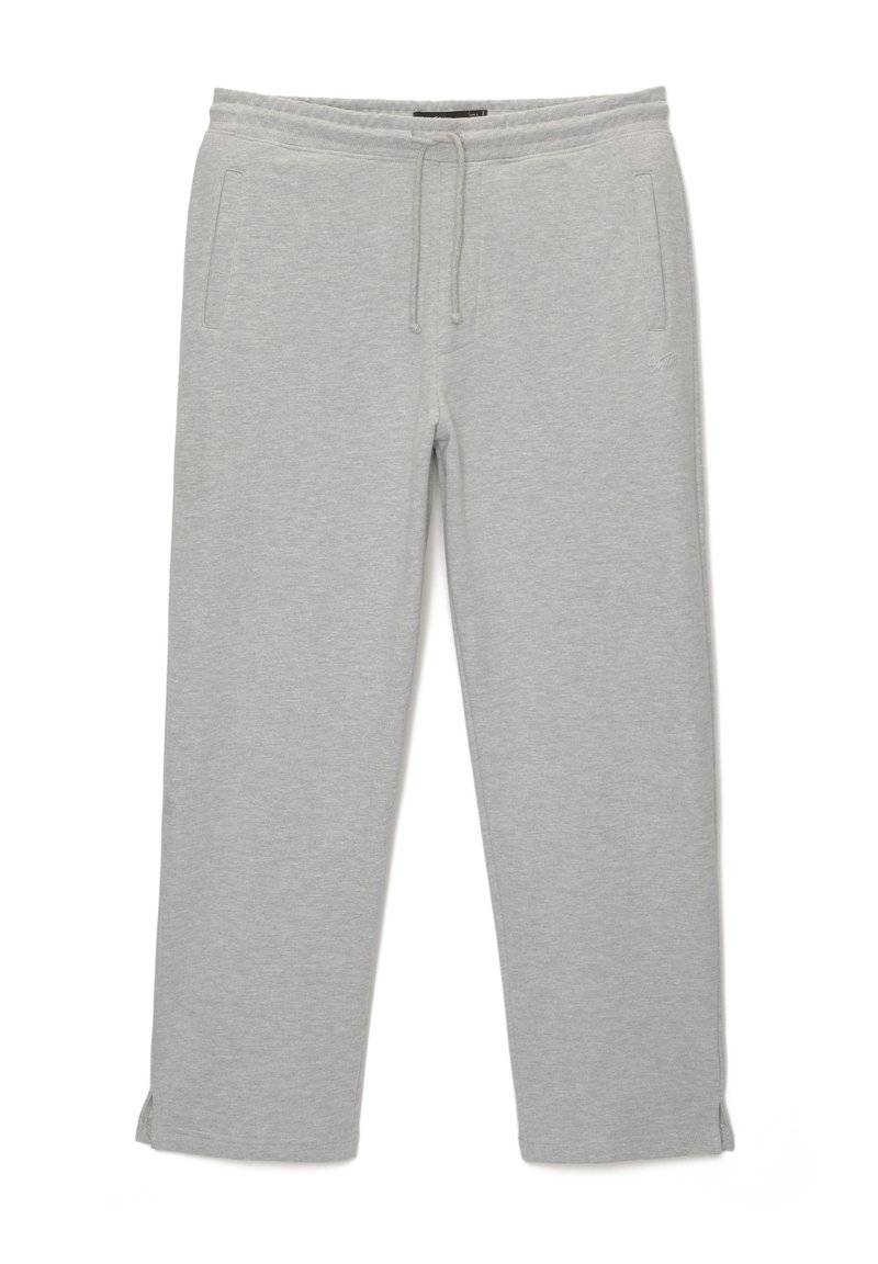 PULL&BEAR PULL&BEAR WIDE JOGGERS - Tracksuit bottoms - light grey Limitierter Zeitrabatt