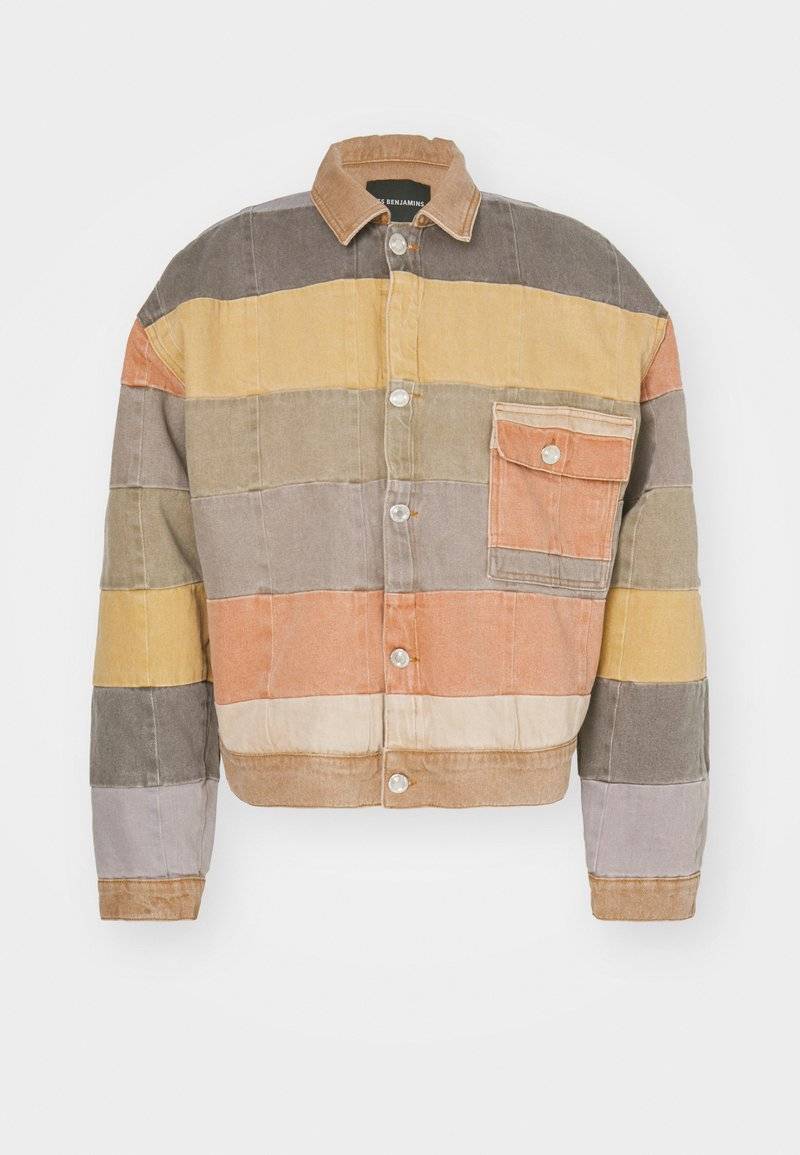 Les Benjamins Les Benjamins UNISEX - Denim jacket - brown Sonderangebot