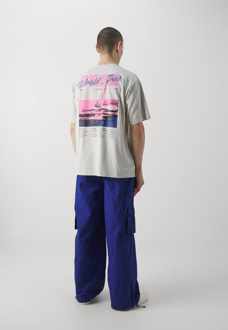 Les Benjamins Les Benjamins PANT UNISEX - Cargo trousers - blue Preisnachlass