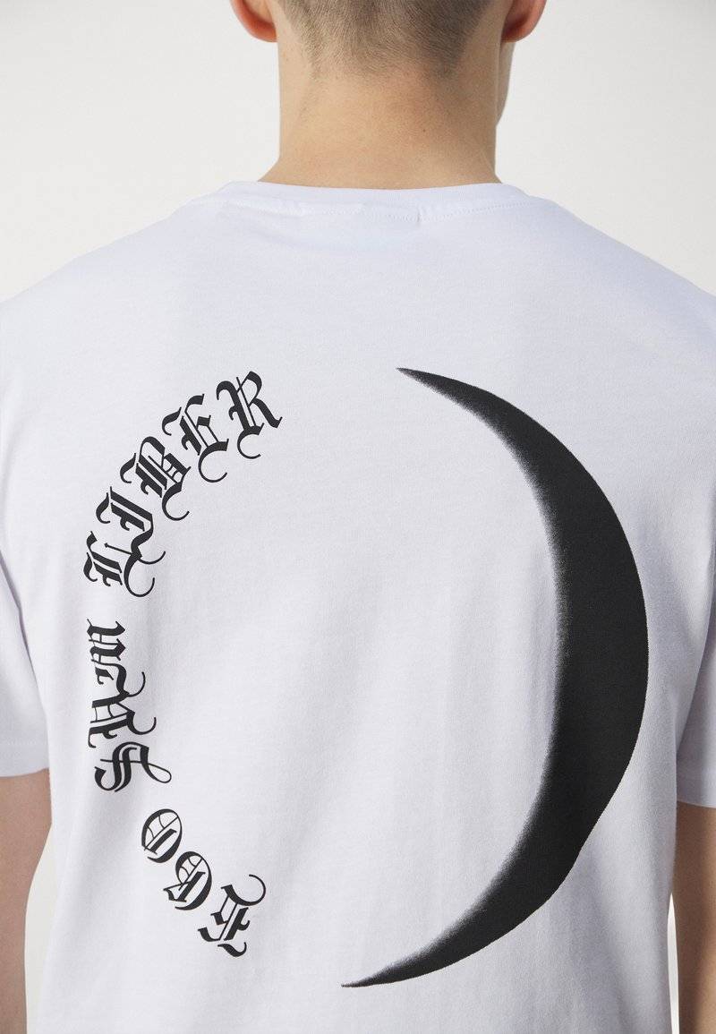 Han Kjøbenhavn Han Kjøbenhavn SHADOWS MOON REGULAR TEE UNISEX - Print T-shirt - white Top Angebot