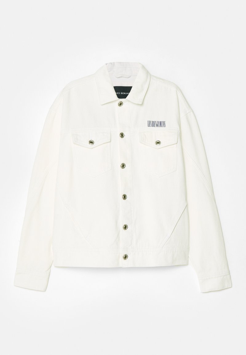 Les Benjamins Les Benjamins JACKET UNISEX - Denim jacket - white Bestseller