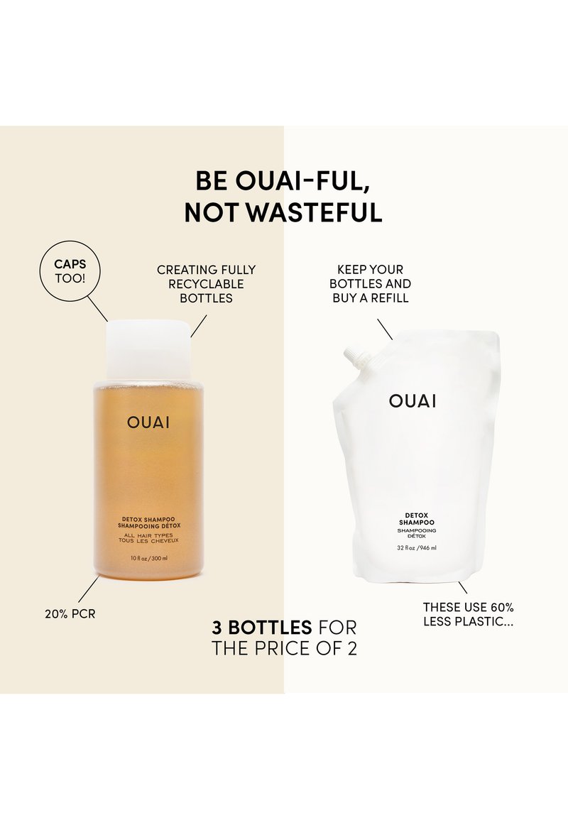 Ouai Ouai DETOX - Shampoo Kauf eins, bekomm eins gratis