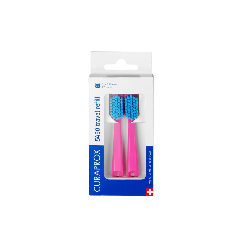 Curaprox Curaprox CS 5460 REFILL FOR TRAVEL SET - Dental care tool - pink Tägliche Deals