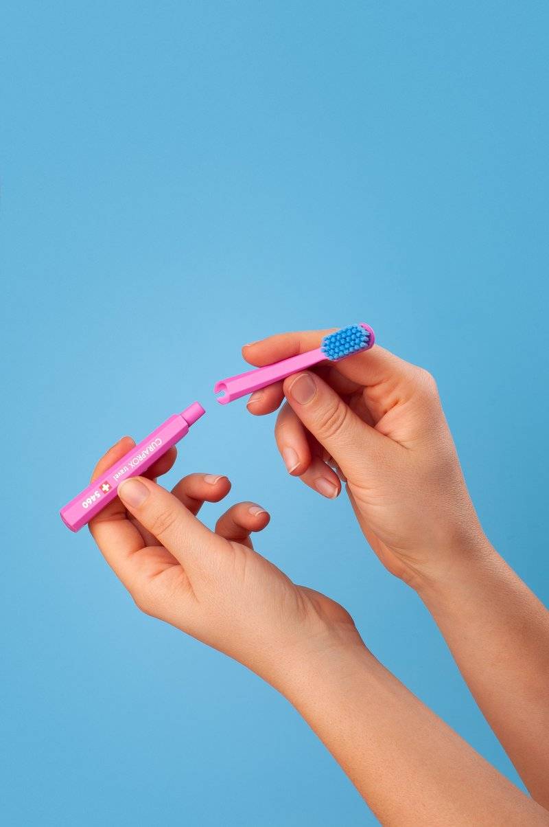 Curaprox Curaprox CS 5460 REFILL FOR TRAVEL SET - Dental care tool - pink Tägliche Deals
