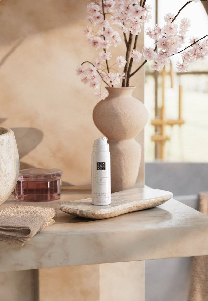 Rituals Rituals FOAMING SHOWER GEL TRAVEL SIZE THE RITUAL OF SAKURA - FLORAL - CHERRY BLOSSOM & RICE MILK - Shower gel Riesige Ersparnisse