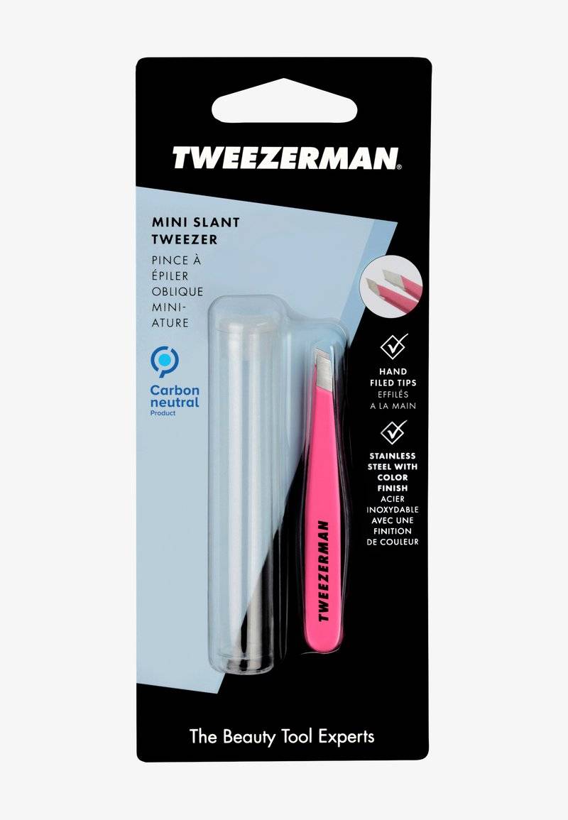 TWEEZERMAN TWEEZERMAN MINI SLANT TWEEZER - Hair removal tool - pink Tiefpreis