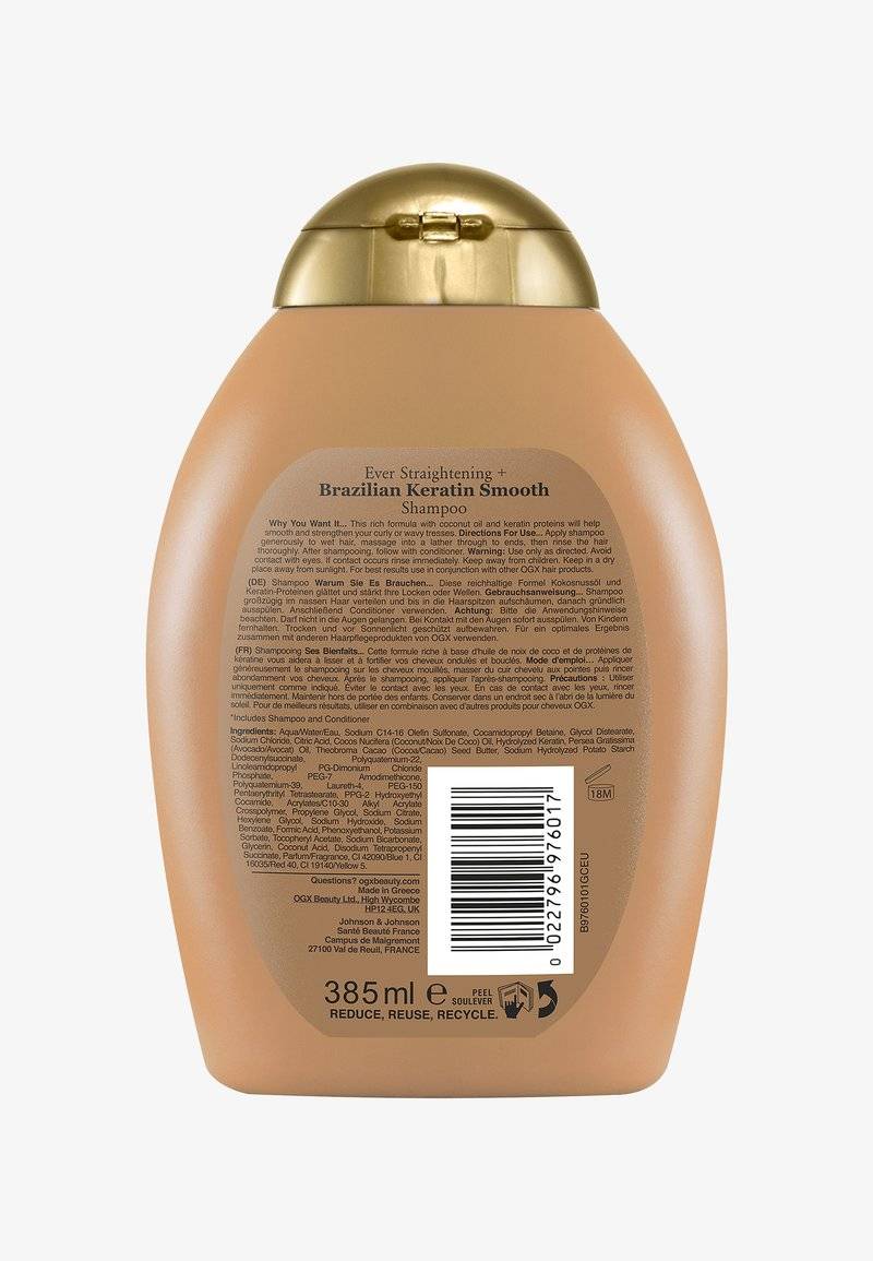 ogx ogx OGX EVER STRAIGHT BRAZILIAN KERATIN THERAPY SHAMPOO - Shampoo Nur für heute