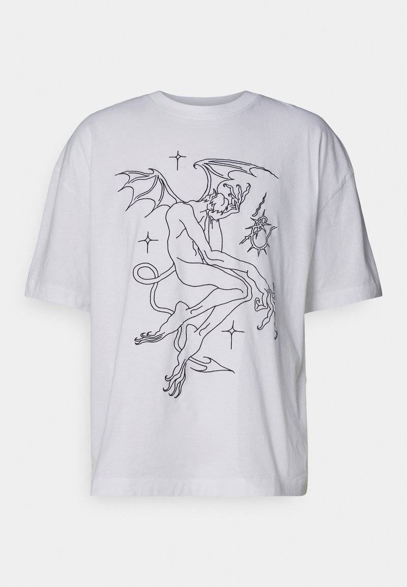 Études Études SPIRIT GUARDIAN UNISEX - Print T-shirt - white Vierteljährliche Förderung
