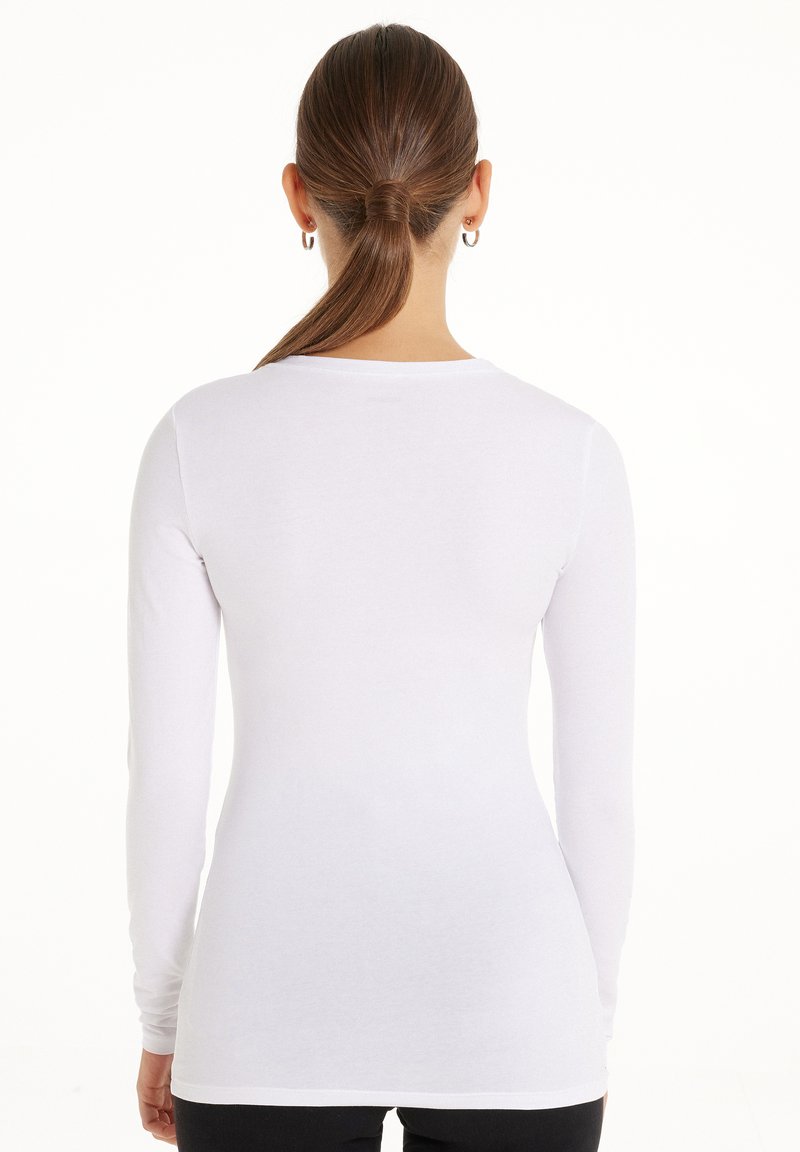 Tezenis Tezenis STRETCH ROUND-NECK - Long sleeved top - bianco Riesige Rabatte