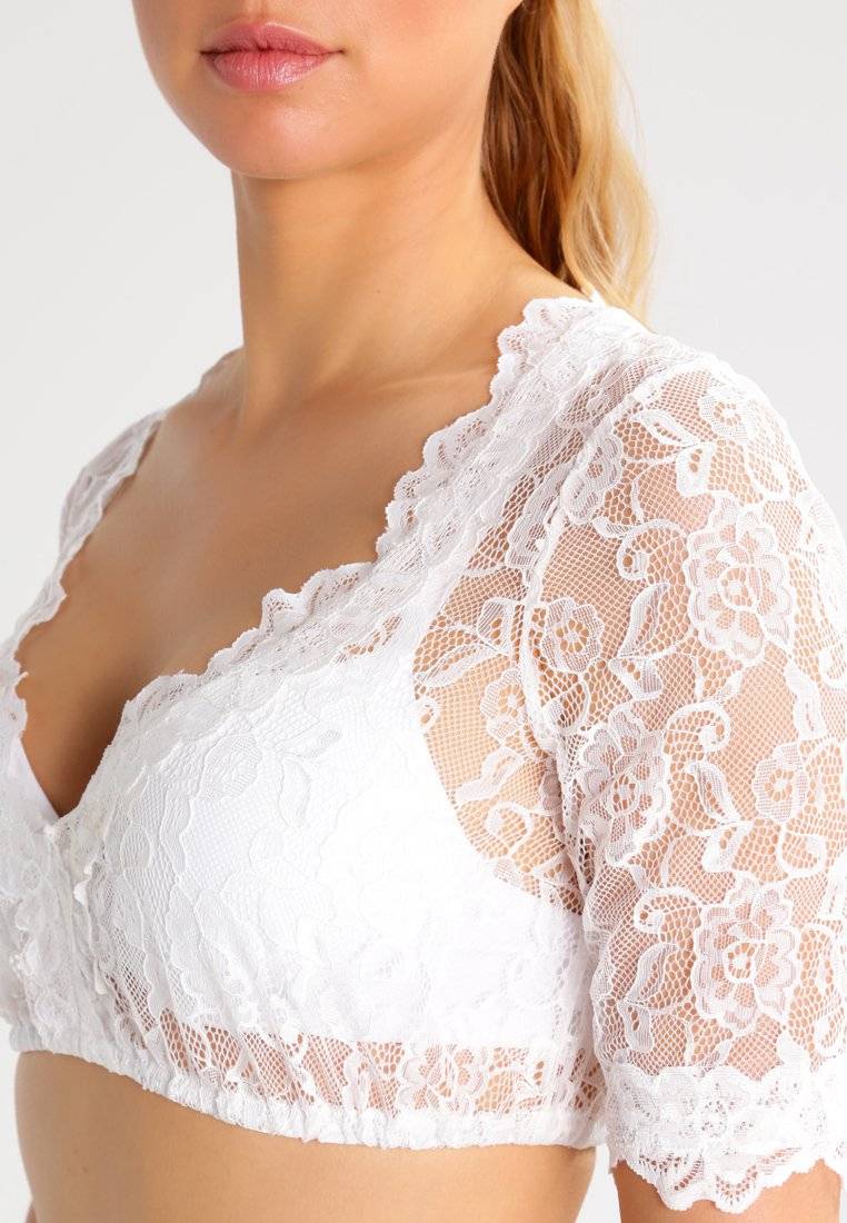 Krüger Dirndl Krüger Dirndl CASSANDRA - Blouse - ecru Kostenloser Versand international