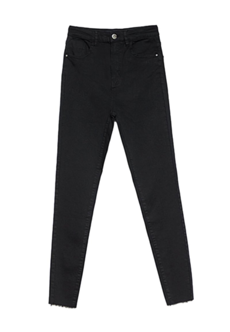 Stradivarius Stradivarius MIT SUPERHOHEM - Jeans Skinny Fit - black Begrenzt auf 3 Tage